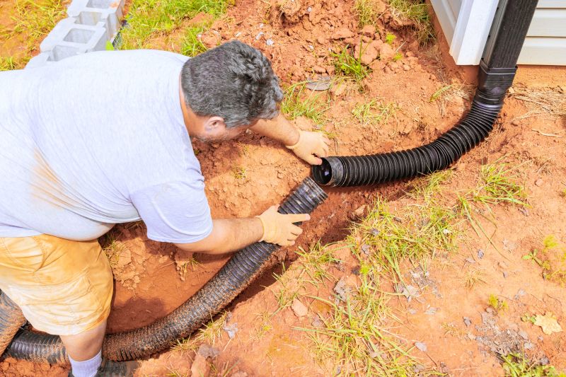 Exterior Drain Installation